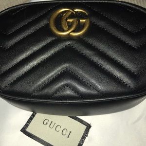 GG Marmont matelassé leather belt bag